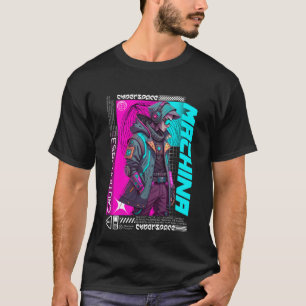 T-shirt Cyberpunk urbain Streetwear Machina Technologie fu