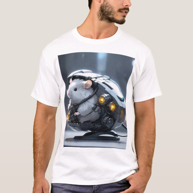 T-shirt cyberpunkhamster (Devant)
