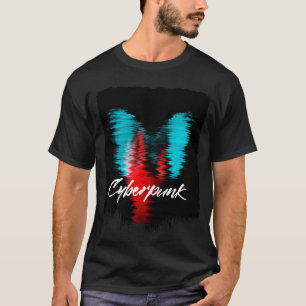 T-shirt Cyberpunks Japon Streetwear Glitch 80s 90s Sad Vap