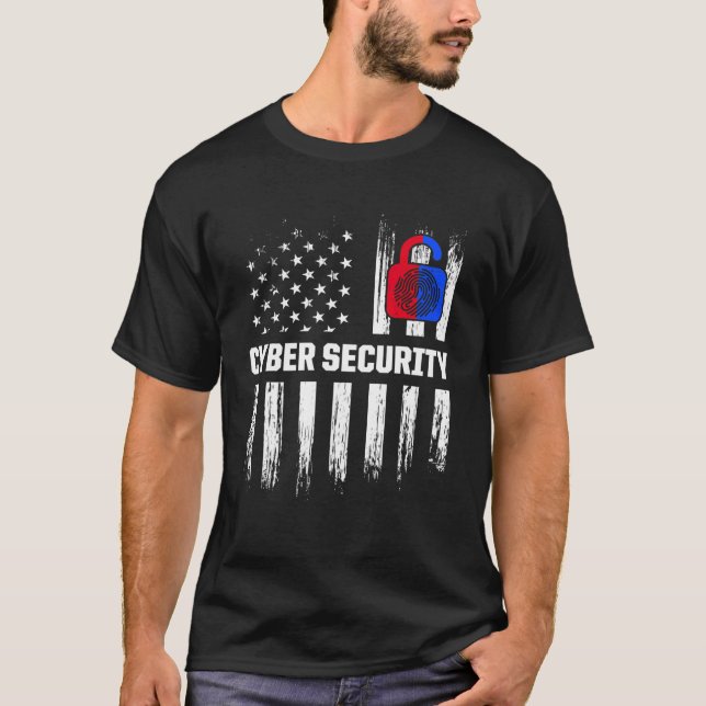 T-shirt Cybersécurité IT Analyst Certified Tech Security (Devant)