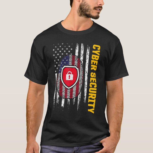 T-shirt Cybersécurité IT Analyst Certified Tech Security 3 (Devant)