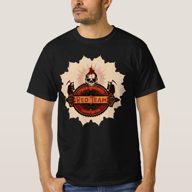 T-shirt Cybersécurité Red Team Reaper (Devant)