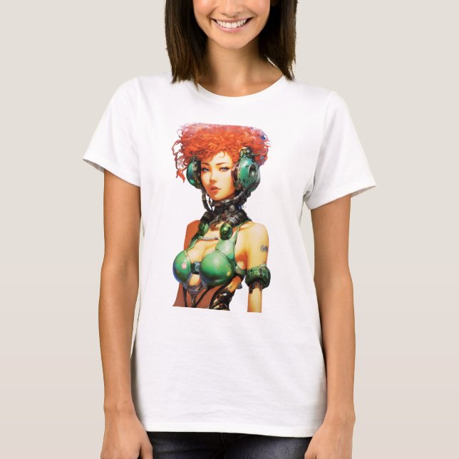 T-shirt Cyborg post-apocalyptique (Devant)