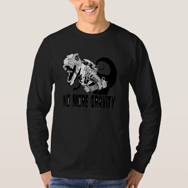 T-shirt Cyborg Rex avec réacteur Plus de gravité (Devant)