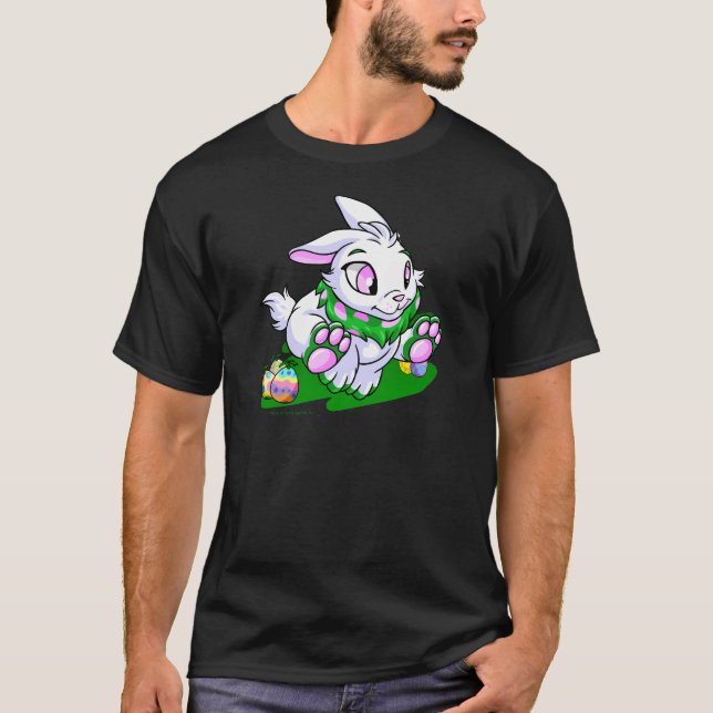 T-shirt Cybunny vert emballant par des neggs (Devant)