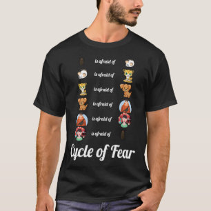 T-shirt Cycle De Peur Mème Cafard À Cafard
