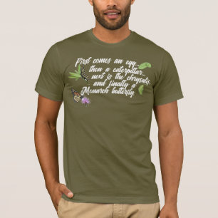 T-Shirt cycle de vie du papillon monarque