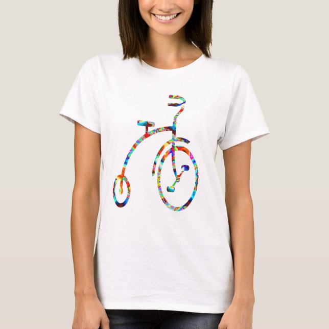 T-shirt CYCLE :  Exercice, jeux, forme physique (Devant)