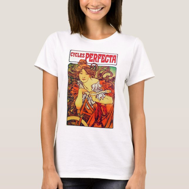 T-shirt Cycles Perfecta, Mucha (Devant)