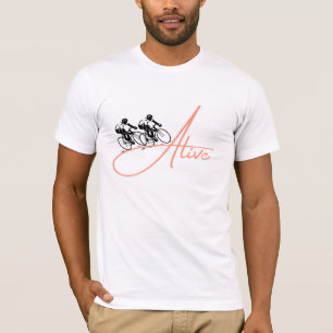 T-Shirt Cycling Alive Tee-shirt Graphique pour C
