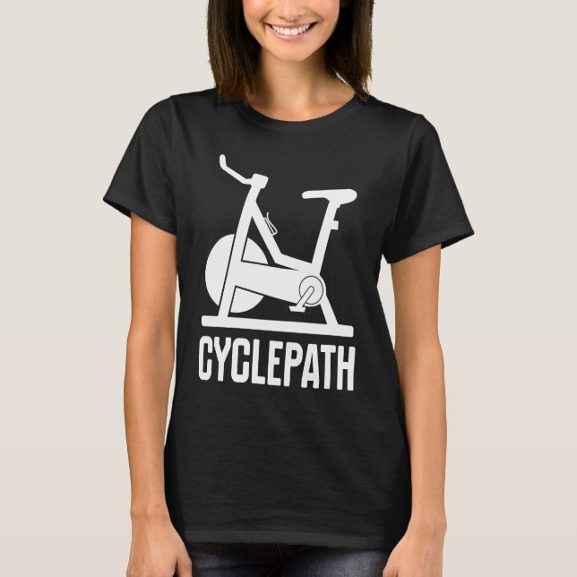 T-shirt Cycling Cyclepath  cyclists gym instructors (Devant)
