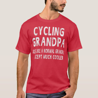 T-shirt Cycling Grandpa Father's Day Gifts Grandpa Men's 