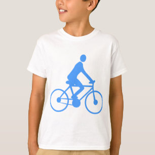 T-shirt Cyclisme - Bleu bébé