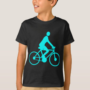 T-shirt Cyclisme - Cyan