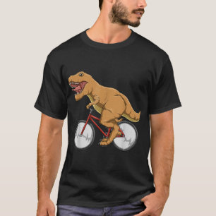 T-shirt Cyclisme Dinosaur T-Rex équitation Vélo de route M