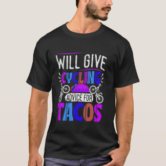 T-shirt Cyclisme DONNERA DES CONSEILS DE CYCLISME POUR TAC