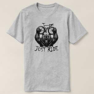 T-shirt Cyclisme Il suffit de rouler Ours