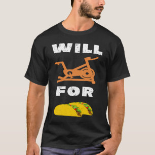 T-shirt Cyclisme Intérieur Vélo Spin Taco entraînement Spi