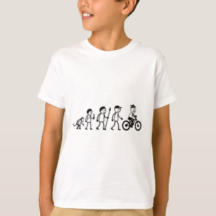 T-shirt Cyclisme Mtb Bmx Vélo stick-figure VTT