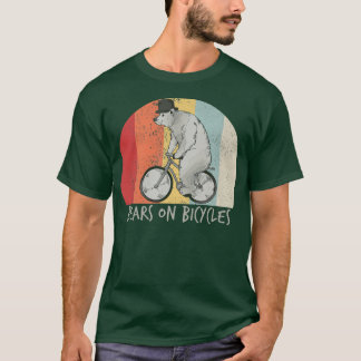 T-shirt Cyclisme Ours Vélo Cycliste Premium