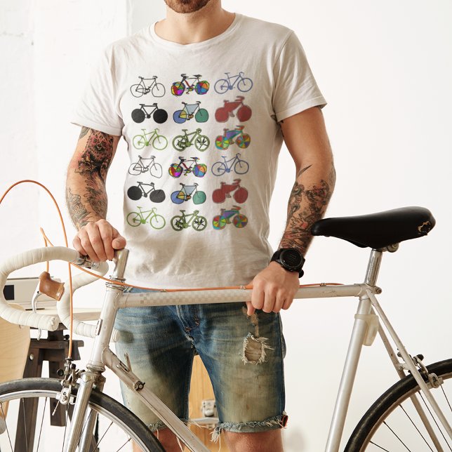 T-shirt Cyclisme :) Vélo I Couleur Vélos groupés (Créateur téléchargé)