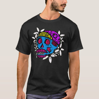 T-SHIRT CYCLISTE BARISTA SKULL