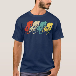 T-shirt Cycliste cycliste Vintage Retro les années 70 80s