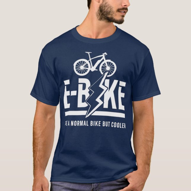 T-shirt Cycliste électrique vélo vélo vélo vélo vélo vélo  (Devant)