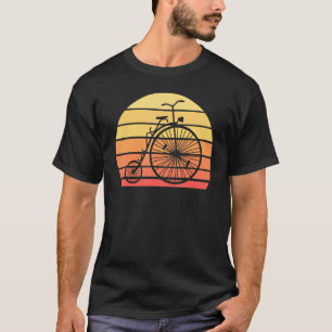 T-shirt Cycliste Vélo Vélo Vélo Penny Farthing Vélo