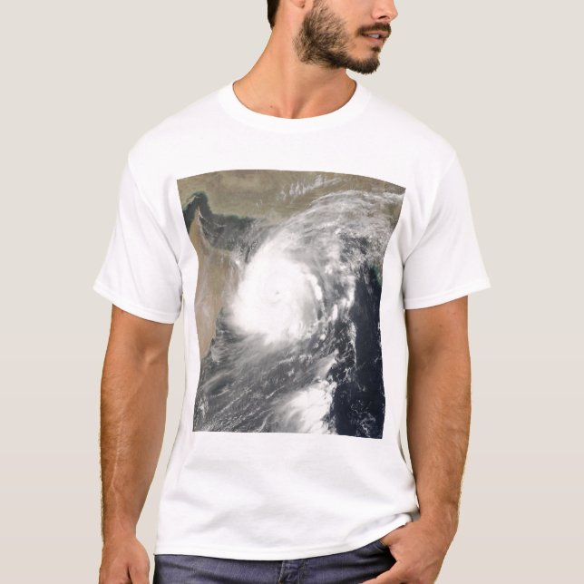 T-shirt Cyclone tropical Gonu en mer d'Oman (Devant)