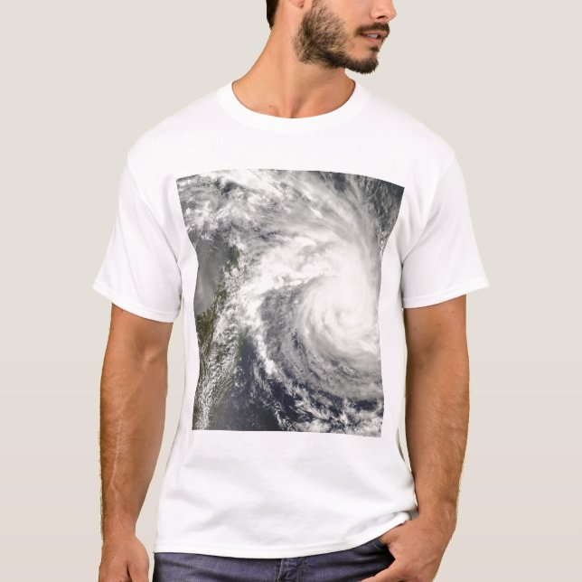 T-shirt Cyclone tropical Ivan approchant Madagascar (Devant)