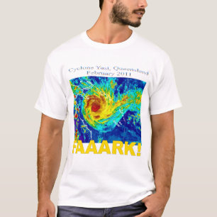T-shirt Cyclone Yasi - Queensland, février 2011