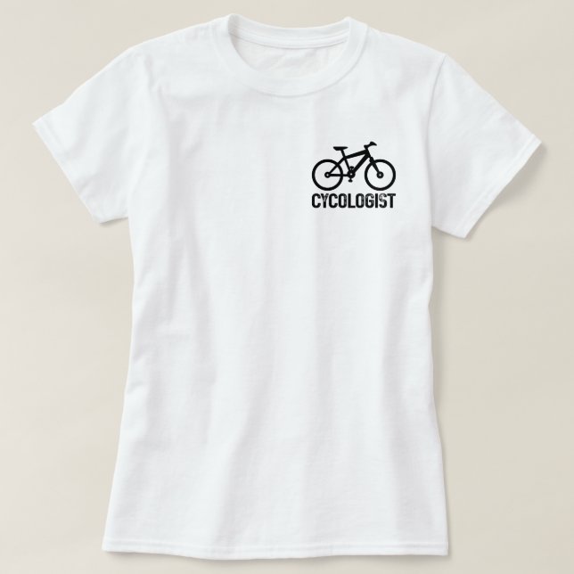 T-shirt Cycologiste Cyclisme Anniversaire Cool Vélo Amusan (Design devant)
