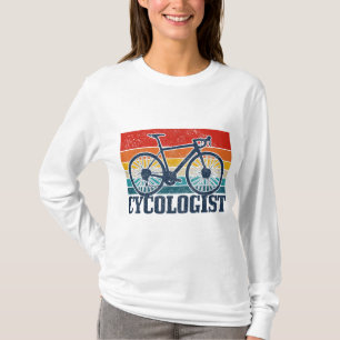 T-shirt Cycologiste Cyclisme Vintage Vélo Course Drôle Cyc