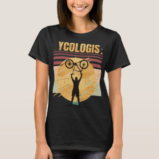 T-shirt Cycologiste - Vélo - Vélo Ride Hobby Race - Rétro