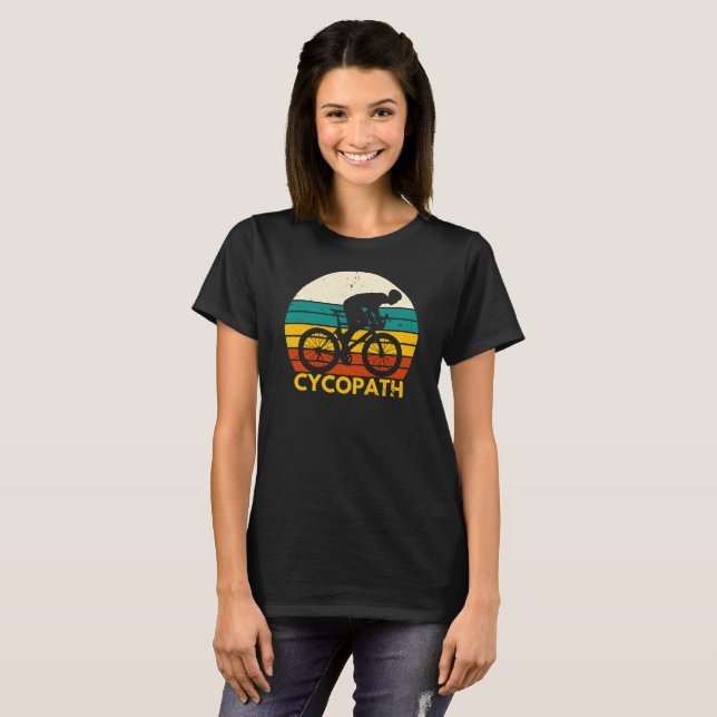 T-shirt Cycopath /Cyclisme/T-shirt vélo (Devant entier)