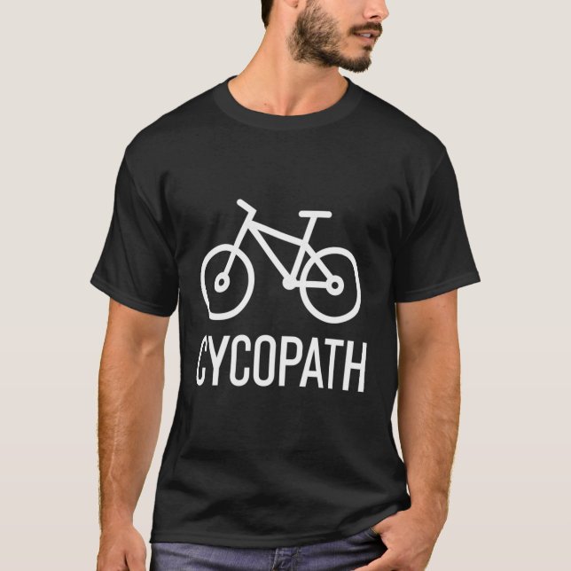 T-shirt Cycopath Funny (Devant)