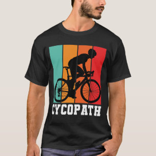 T-shirt Cycopath Funny Cycliste et Bicycliste