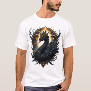 T-shirt Cygne d'Obsidienne de Grâce Silencieuse – Dark Fan