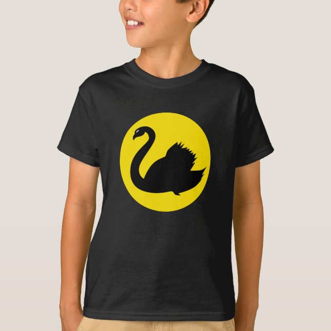 T-shirt Cygne du pavillon de l'Australie occidentale (Devant)