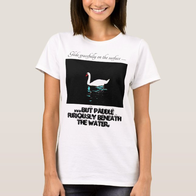 T-shirt Cygne gracieux (Devant)