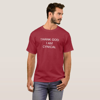 T-shirt cynique