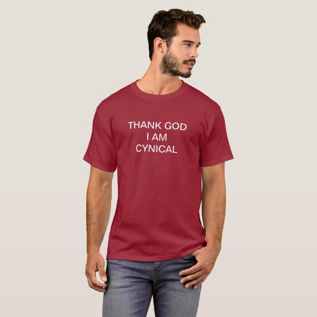 T-shirt cynique (Devant entier)