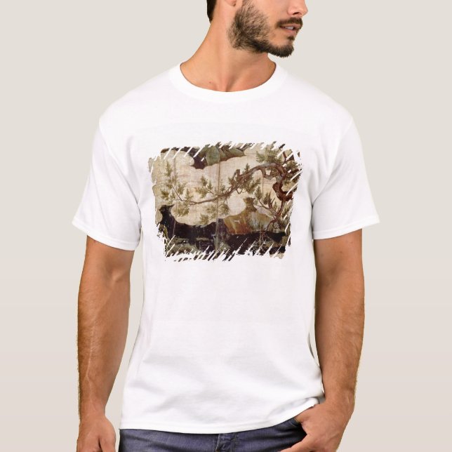 T-shirt Cypress par Kano Eitoku, période de Muromanchi (Devant)