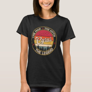T-shirt Cyrus L'Homme Le Mythe La Légende Nam personnalisé