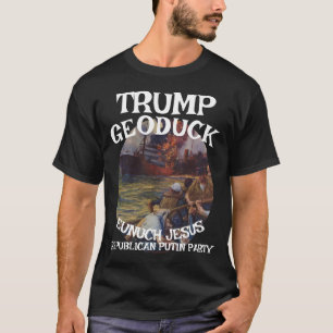 T-shirt Czar Rue Menteur Trump POTUS Patriotique MAGA Trai