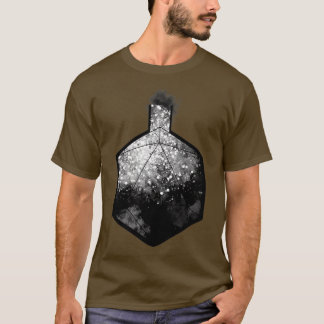 T-shirt D20 Bouteille d'alchimie Noir