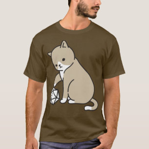 T-shirt D20 Dice et Chats