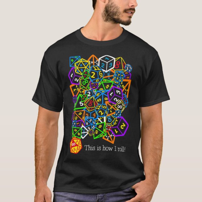 T-shirt D&amp ; D (Donjons et Dragons) - C'est comme ça qu (Devant)