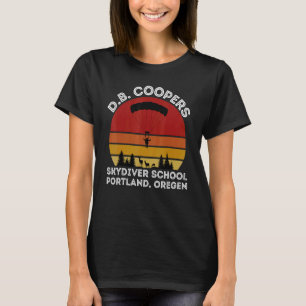 T-shirt D B Cooper Skydiving School Portland Oregon 2